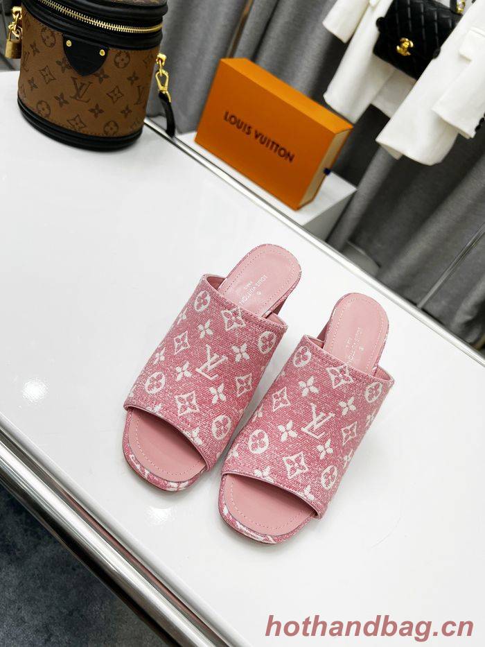 Louis Vuitton Shoes LVS00076 Heel 8CM