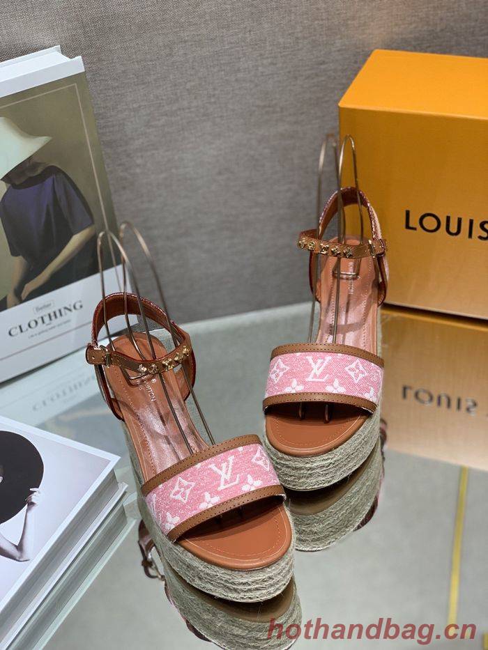 Louis Vuitton Shoes LVS00099 Heel 10CM