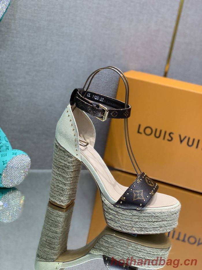 Louis Vuitton Shoes LVS00134 Heel 12CM
