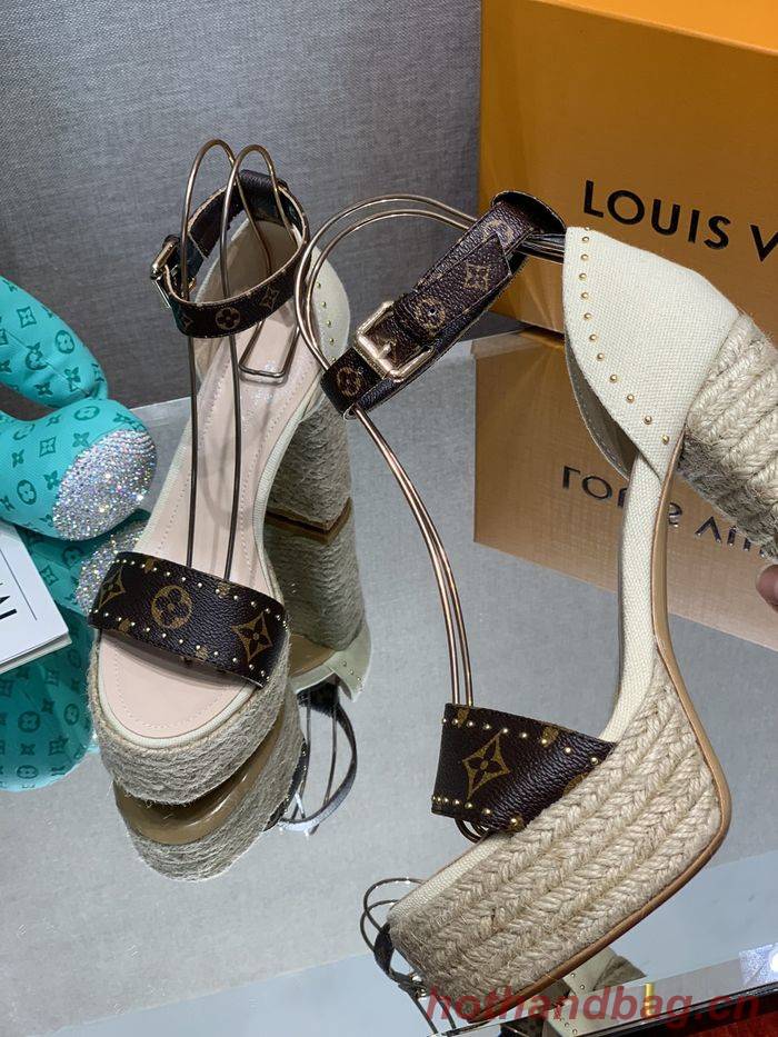 Louis Vuitton Shoes LVS00134 Heel 12CM
