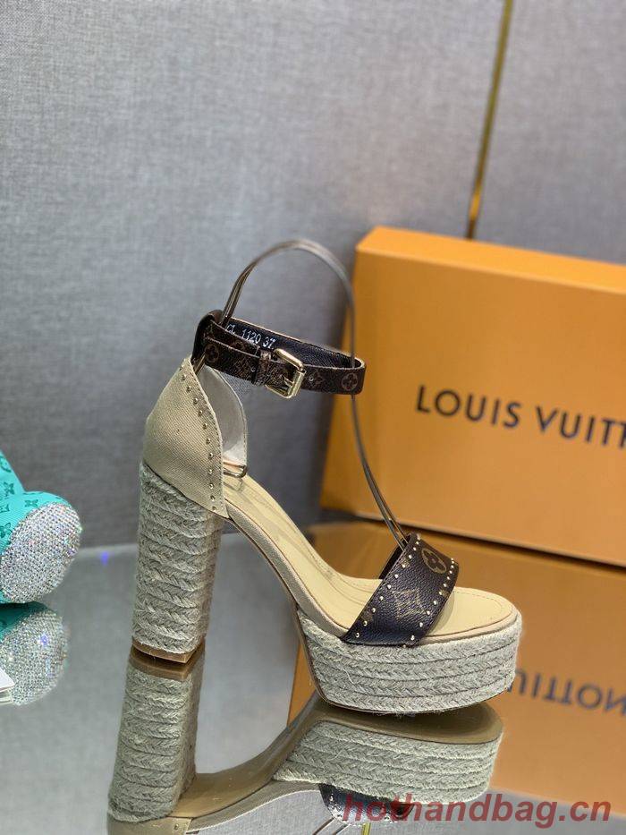 Louis Vuitton Shoes LVS00135 Heel 12CM