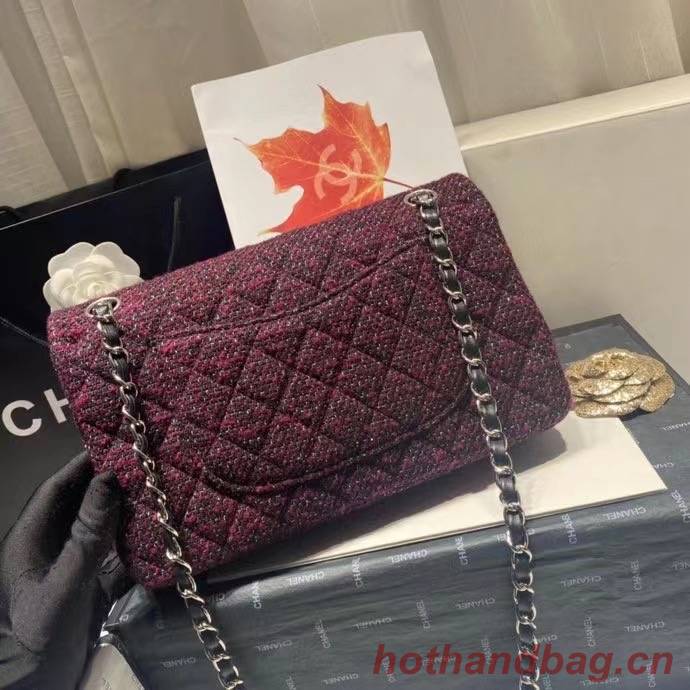 Chanel CLASSIC HANDBAG A01112 Dark Pink