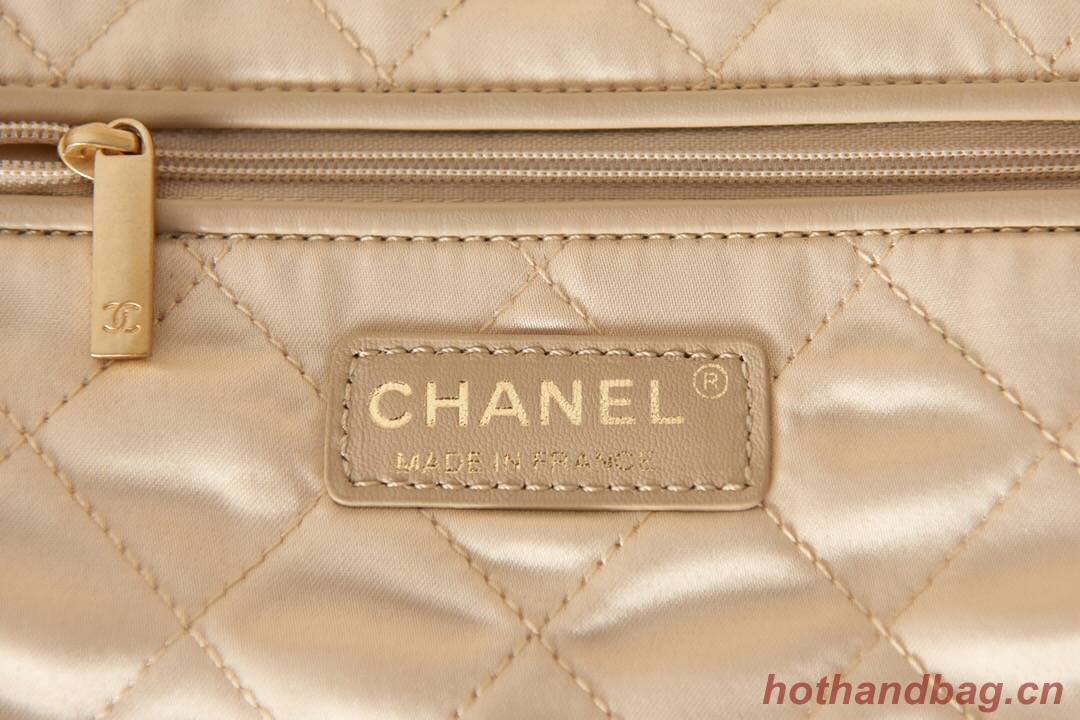 CHANEL 22 SMALL HANDBAG AS3260 white&black