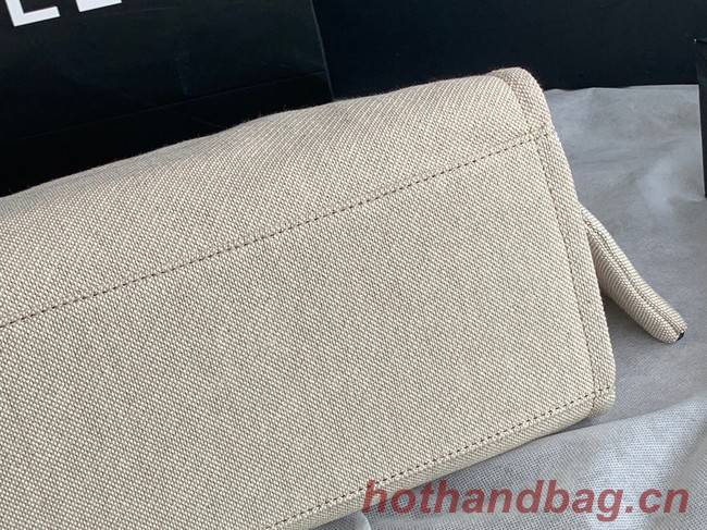 Chanel Canvas Tote Shopping Bag B66941 Beige