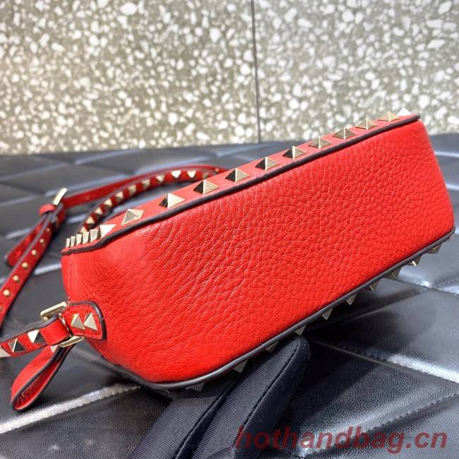 VALENTINO GARAVANI Calf leather bag 7719 red