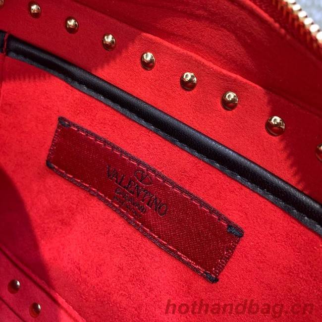 VALENTINO GARAVANI Calf leather bag 7719 red