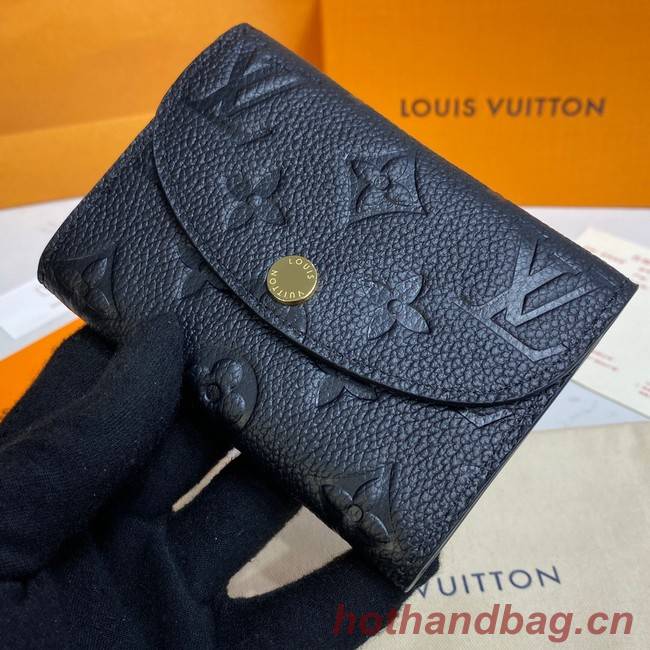 Louis Vuitton ROSALIE COIN PURSE M81520 black