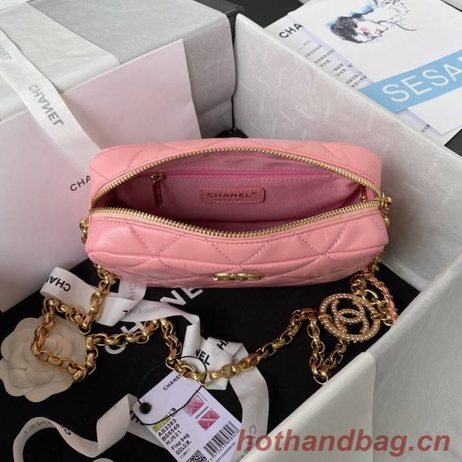 Chanel MINI CAMERA CASE AS3383 pink