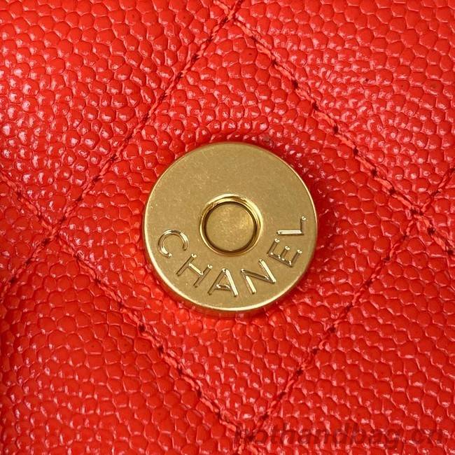 CHANEL CLUTCH WITH CHAIN AP2857 red