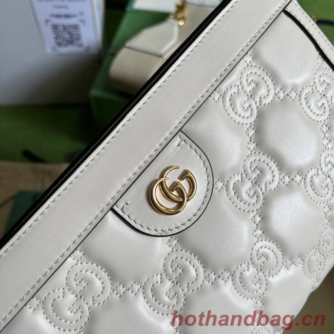 Gucci GG Matelasse leather shoulder bag 702200 white