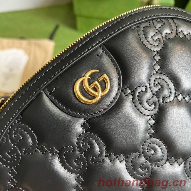 Gucci GG Matelasse leather shoulder bag 702229 black