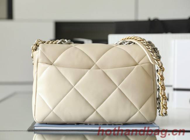 CHANEL 19 HANDBAG AS1160 AS1161 cream