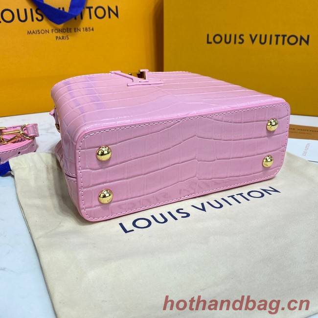 Louis Vuitton crocodile skin CAPUCINES MINI M81190 pink