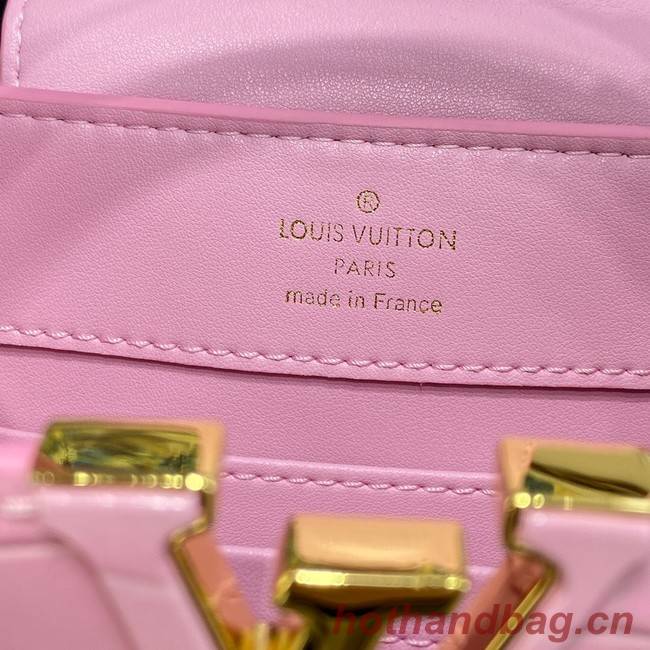 Louis Vuitton crocodile skin CAPUCINES MINI M81190 pink