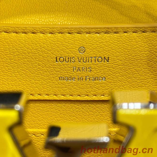 Louis Vuitton crocodile skin CAPUCINES MINI M81190 yellow