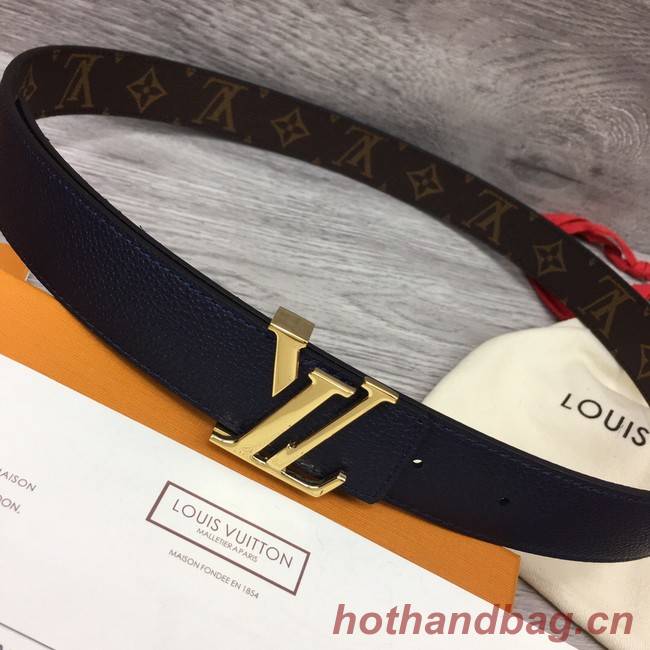 Louis Vuitton calf leather 35MM BELT M0455S