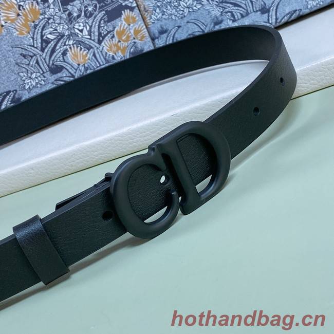 DIOR 30 MONTAIGNE REVERSIBLE BELT 20 MM Calfskin B0180UW