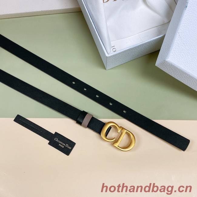 DIOR 30 MONTAIGNE REVERSIBLE BELT Calfskin 20 MM B0179U