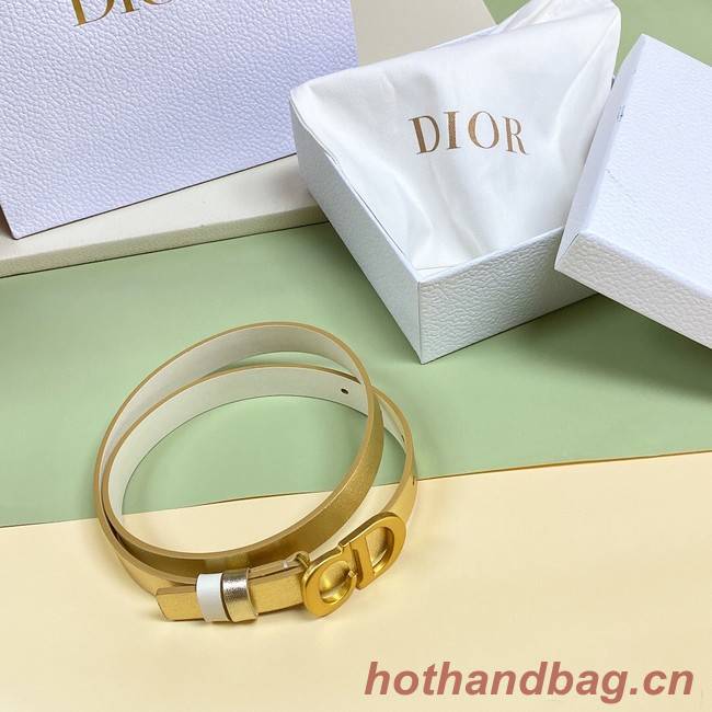 DIOR 30 MONTAIGNE REVERSIBLE BELT Calfskin 20 MM B0181U