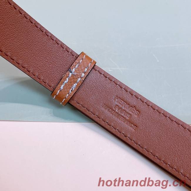 Hermes Leather Belt 24MM 26995