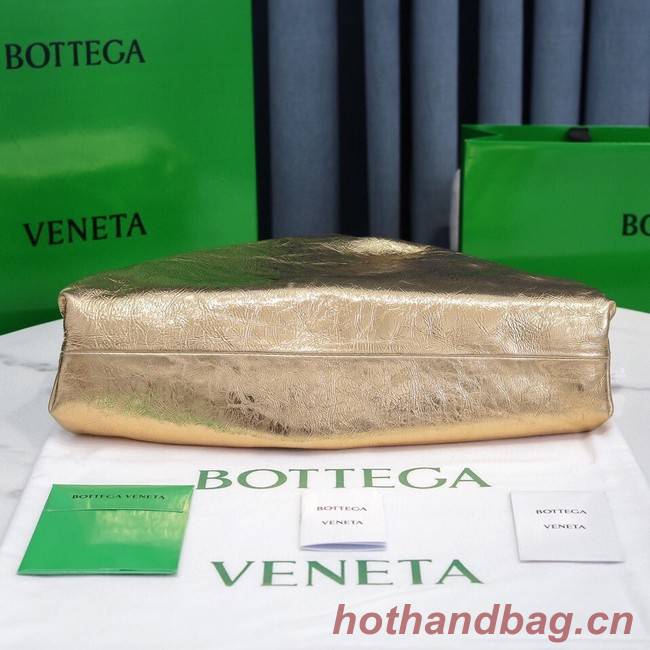 Bottega Veneta Leather clutch 576227 gold