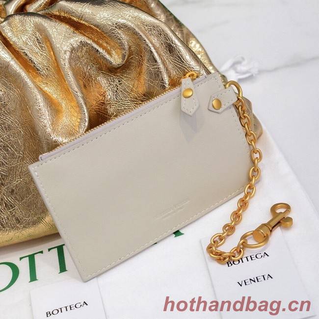 Bottega Veneta Leather clutch 576227 gold