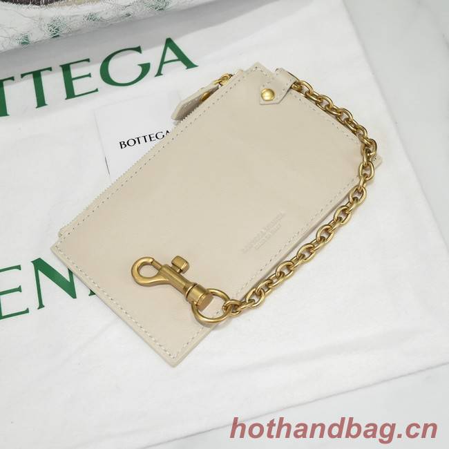 Bottega Veneta Leather clutch 576227 silver