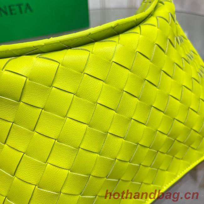 Bottega Veneta Intreccio leather shoulder bag 690226 Glittering green