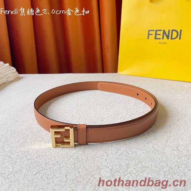 Fendi Leather Belt 20MM 2777