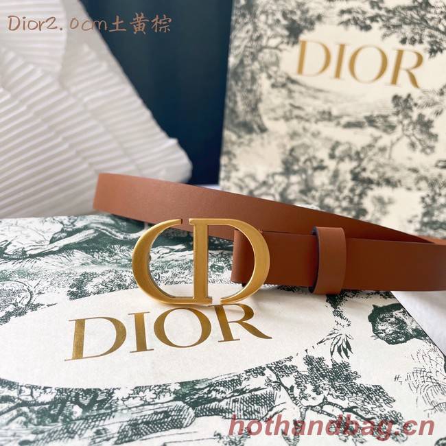 Dior Leather Belt 20MM 2798