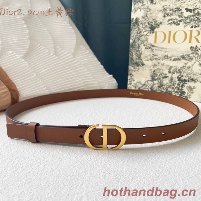 Dior Leather Belt 20MM 2798