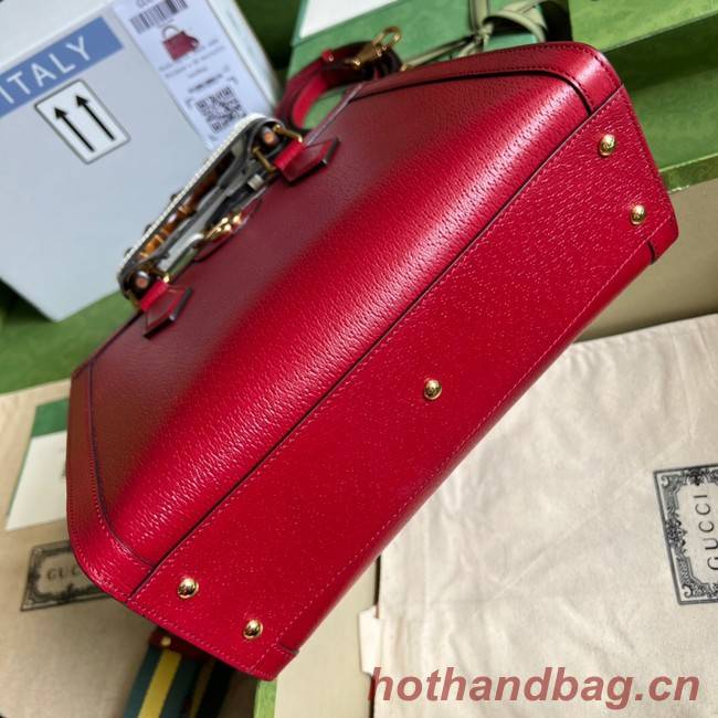 Gucci Diana small tote bag 702721 Red