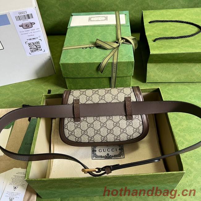 Gucci GG Marmont belt bag 703807 brown