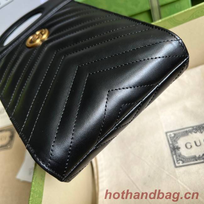 Gucci GG Marmont top handle mini bag 699756 black