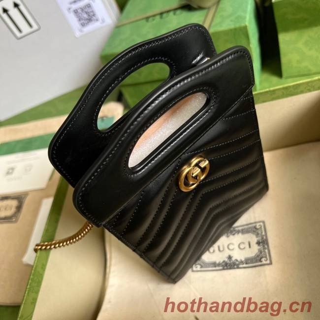 Gucci GG Marmont top handle mini bag 699756 black