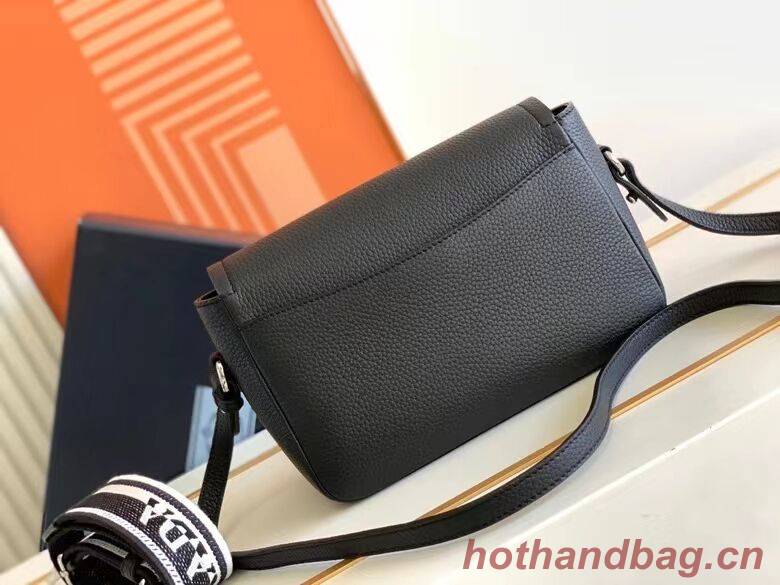 Prada Leather bag with shoulder strap 1DB443 black