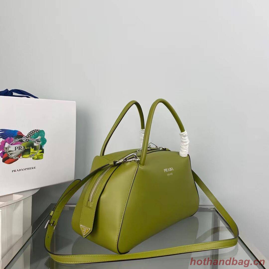 Prada leather  Supernova handbag 1BD665  green