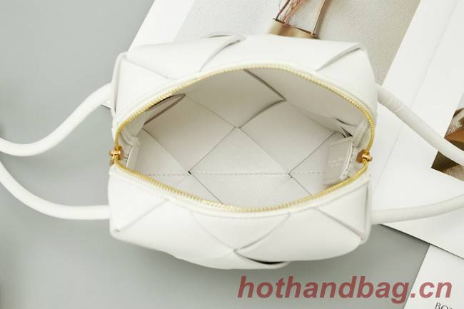 Bottega Veneta Mini Cassette Camera Bag 701915 white