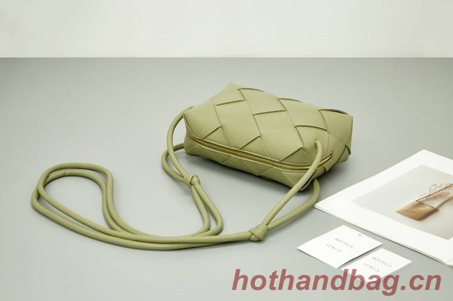 Bottega Veneta Small Cassette Camera Bag 709417 green