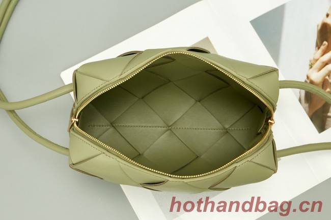 Bottega Veneta Small Cassette Camera Bag 709417 green