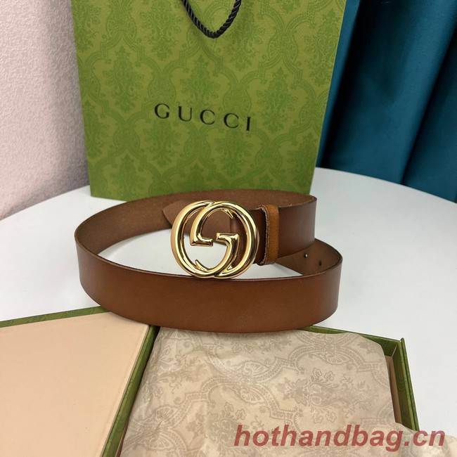 Gucci Blondie 40MM leather belt 709952-2