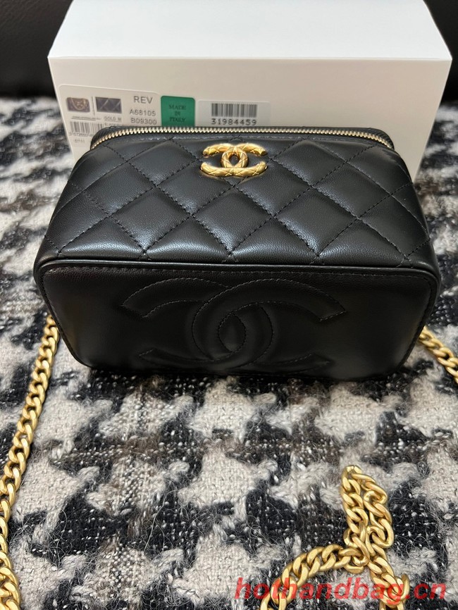 CHANEL VANITY WITH CHAIN 68106 Black