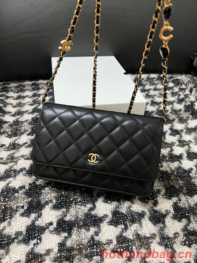 Chanel WALLET ON CHAIN AP3035 black