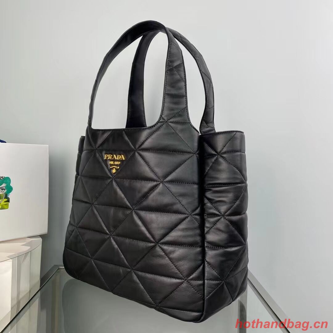 Prada Padded nappa tote bag 1NG599 black