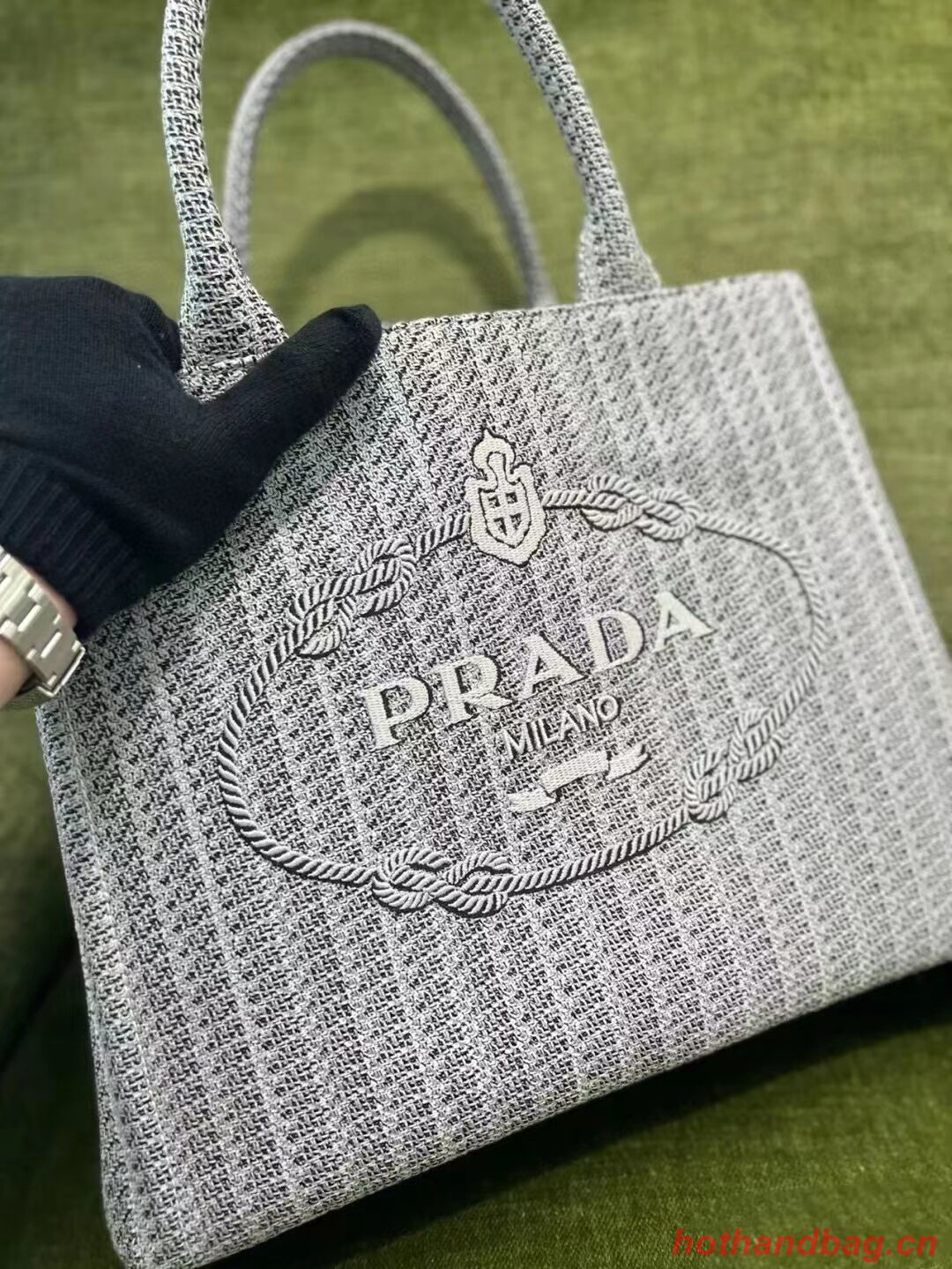 Prada SHOPPING BAG 1AV332 blue