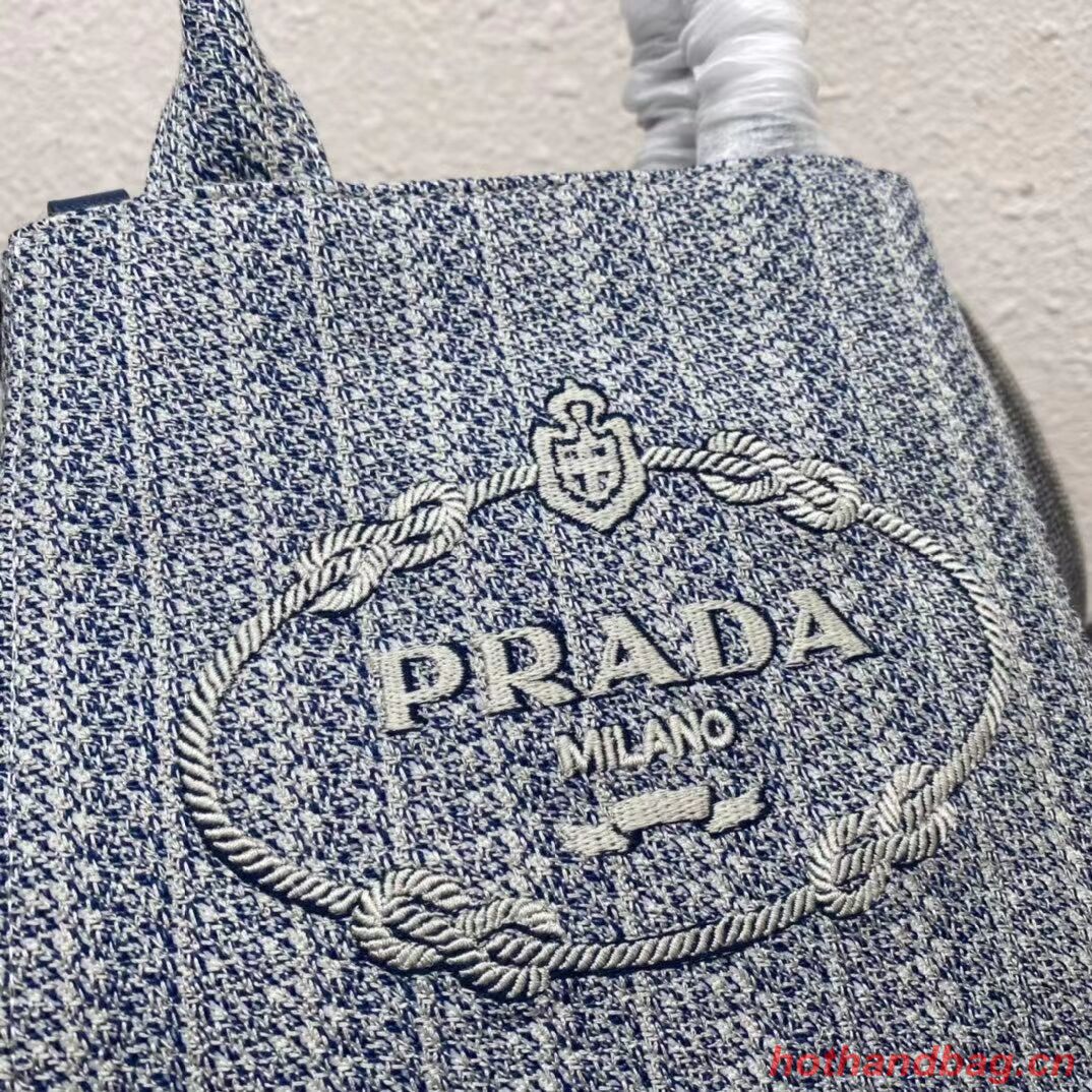 Prada SMALL SHOPPING BAG 1AV333 Blue