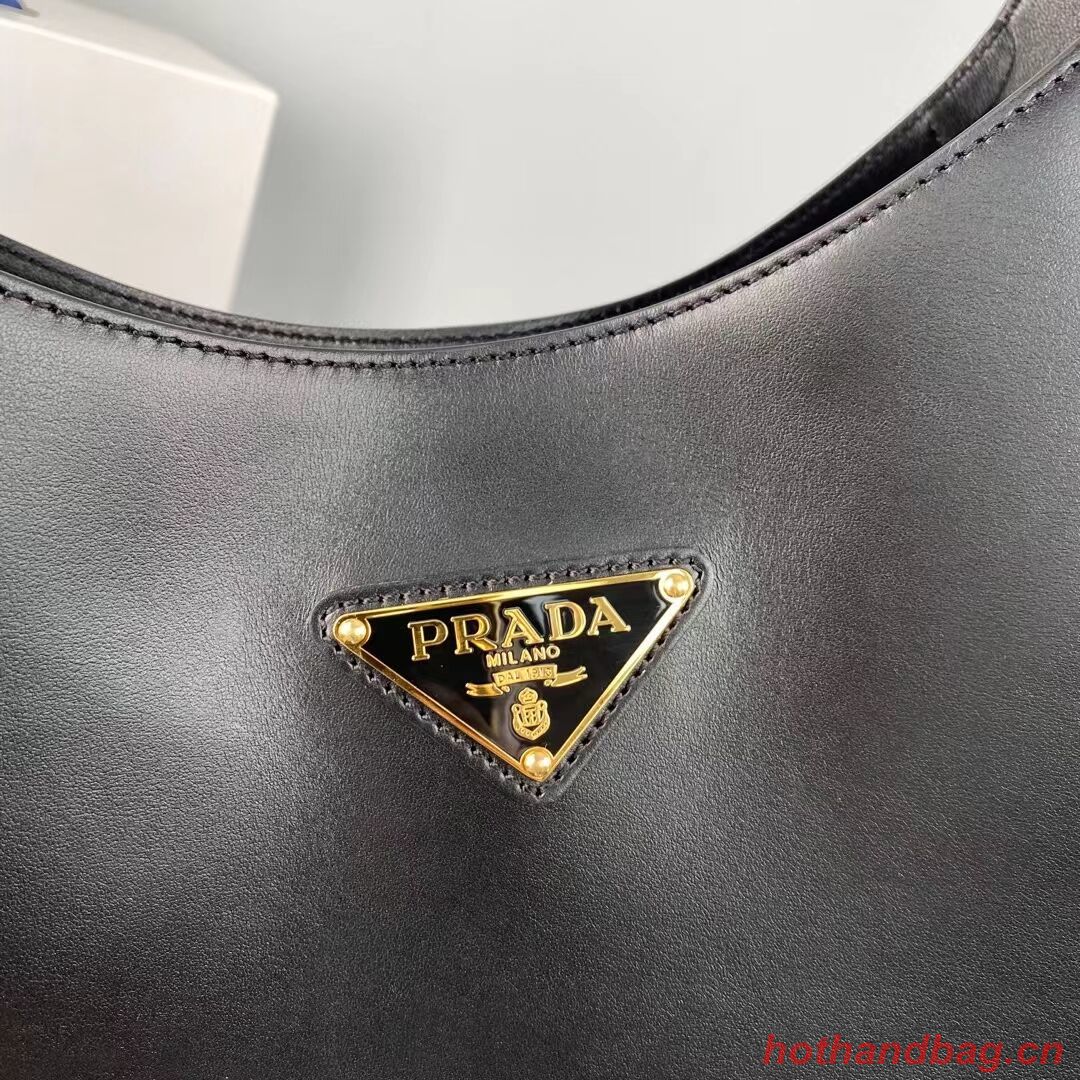 Prada leather shoulder bag 1AC281 black