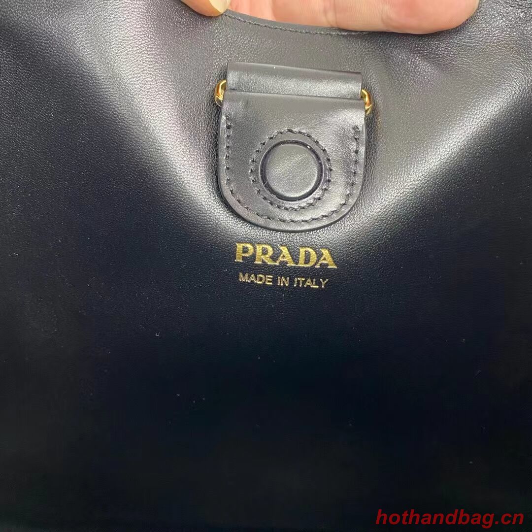 Prada leather shoulder bag 1AC281 black