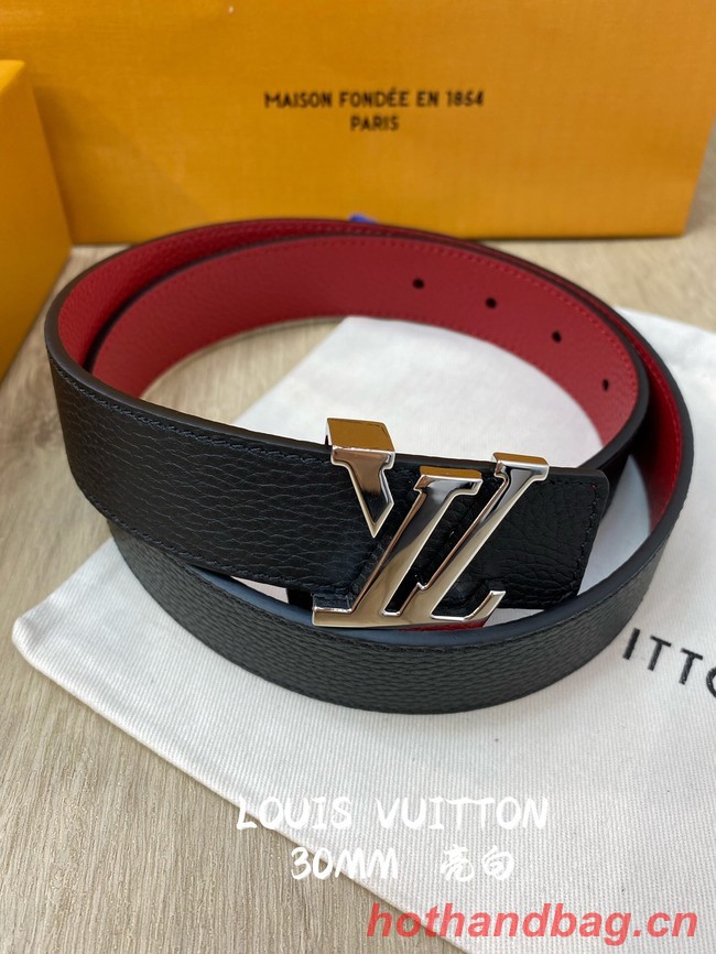 Louis Vuitton 30MM Leather Belt 7097-3