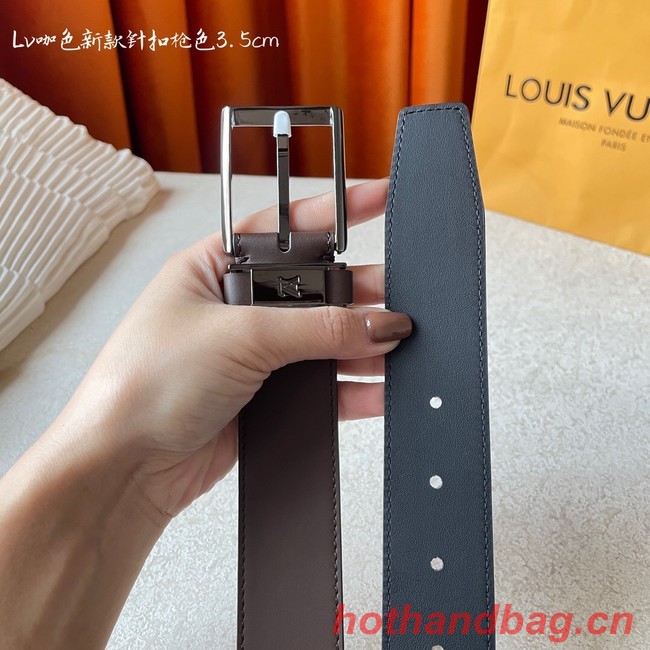 Louis Vuitton 35MM Leather Belt 7098-1